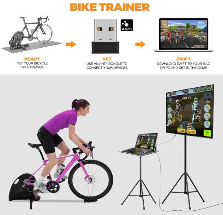 Acessorio PEN USB ANT+ treino bicicleta