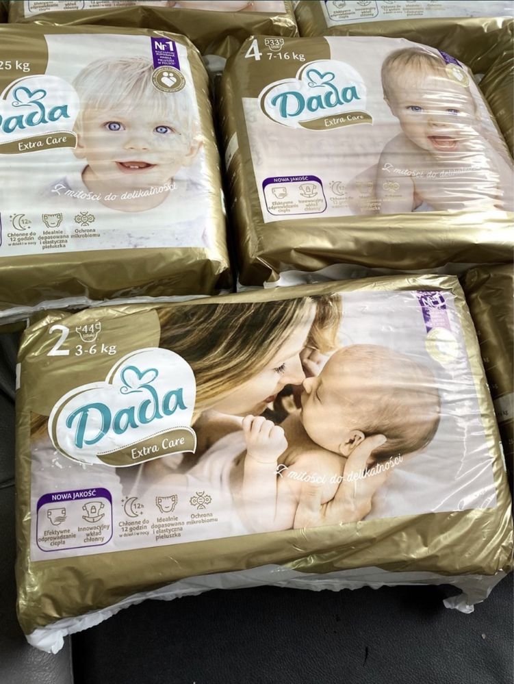 Памперси підгузки Dada Дада Extra Care 2, 3, 4, 5, 6