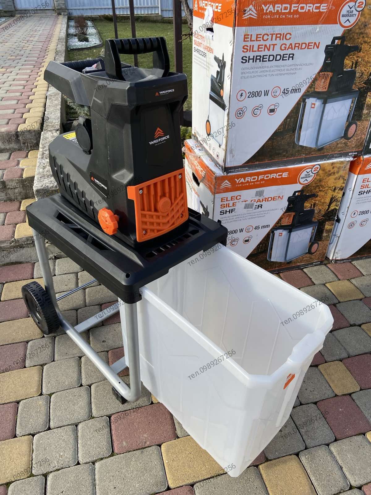 Гілкоподрібнювач, шредер, измельчитель веток, FERREX, PARKSIDE, Yard