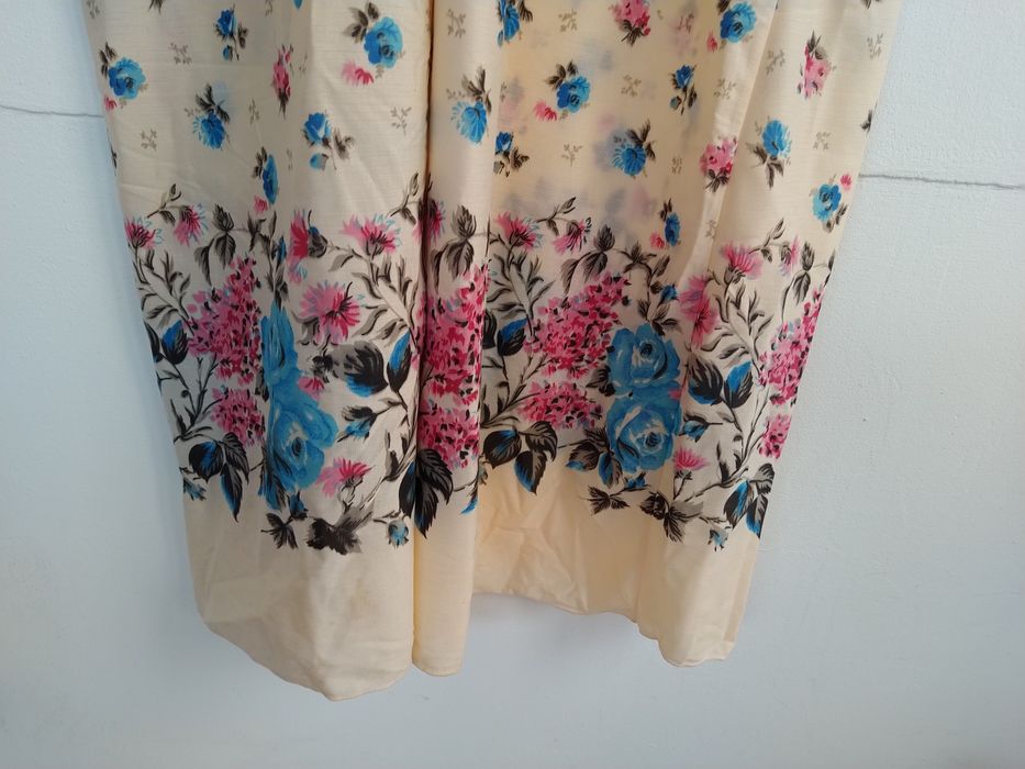 Camisa de noite padrão floral - Pardos Manufacturas - Tam.XXL