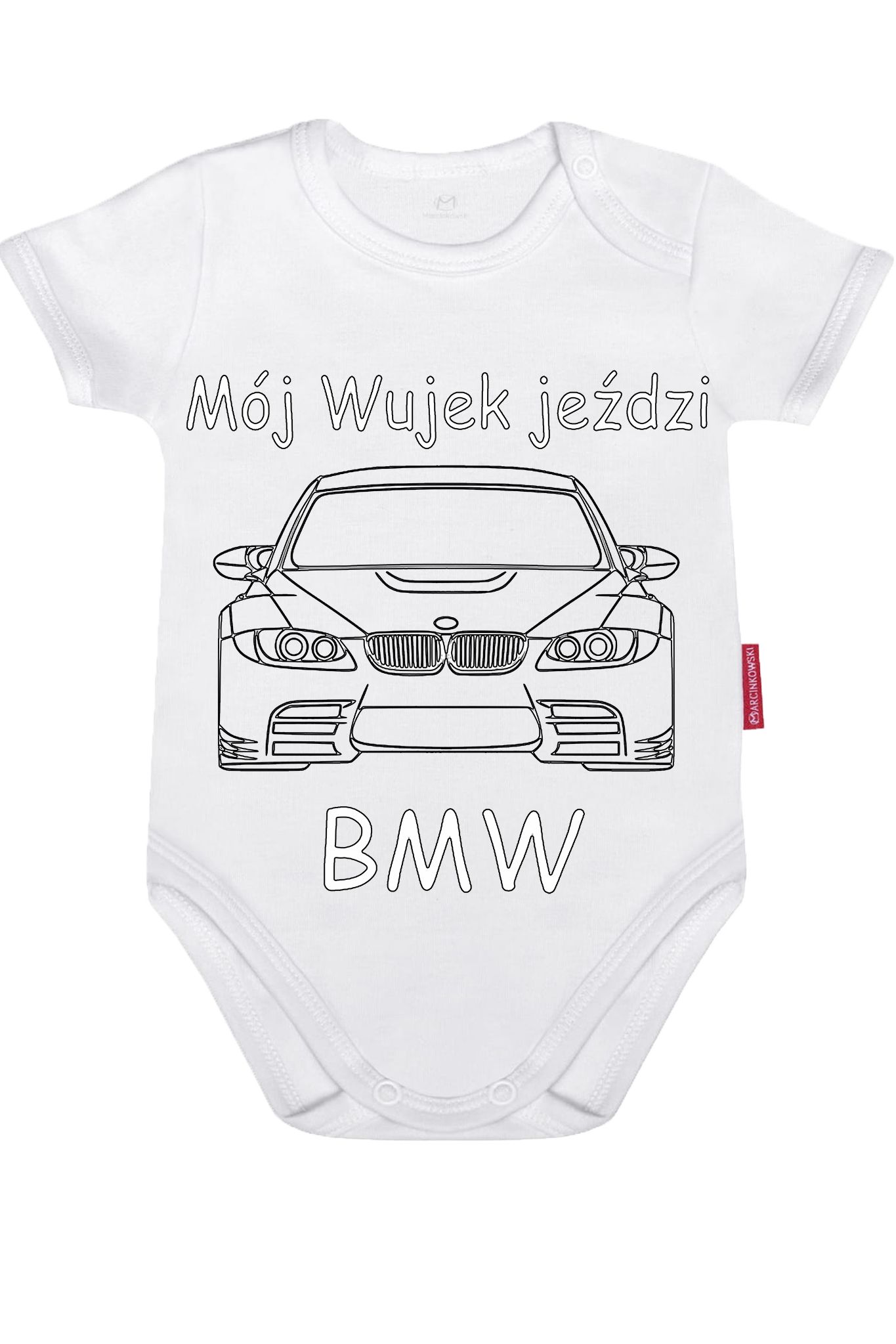 Body niemowlęce mój Wujek jeżdzi BMW PRODUCENT