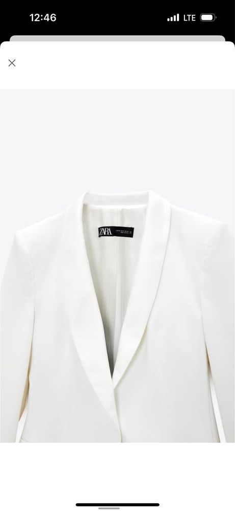 Трендовий приталений піджак zara