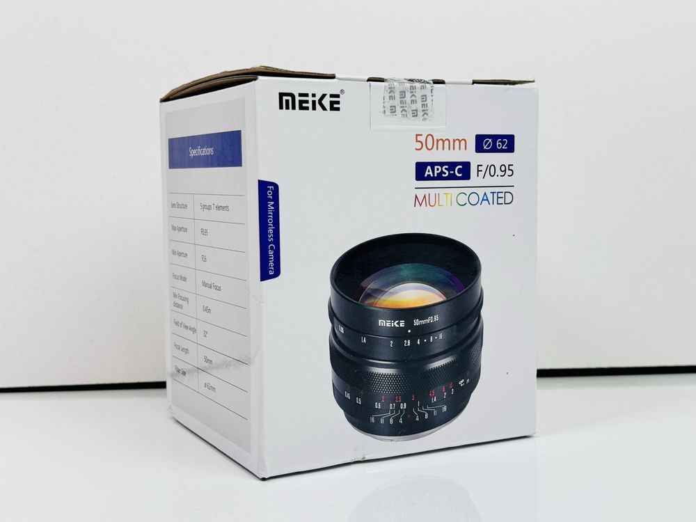 •Новий• Об’єктив Meike 50mm F0.95 байон RF mount, Canon