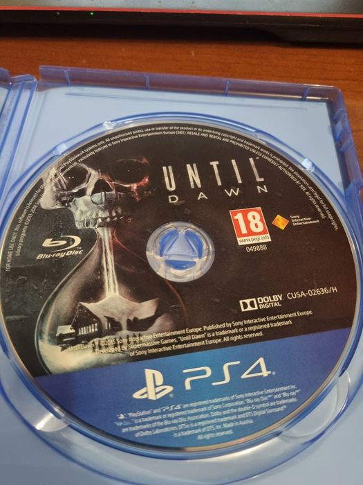 Jogo ps4 until dawn português