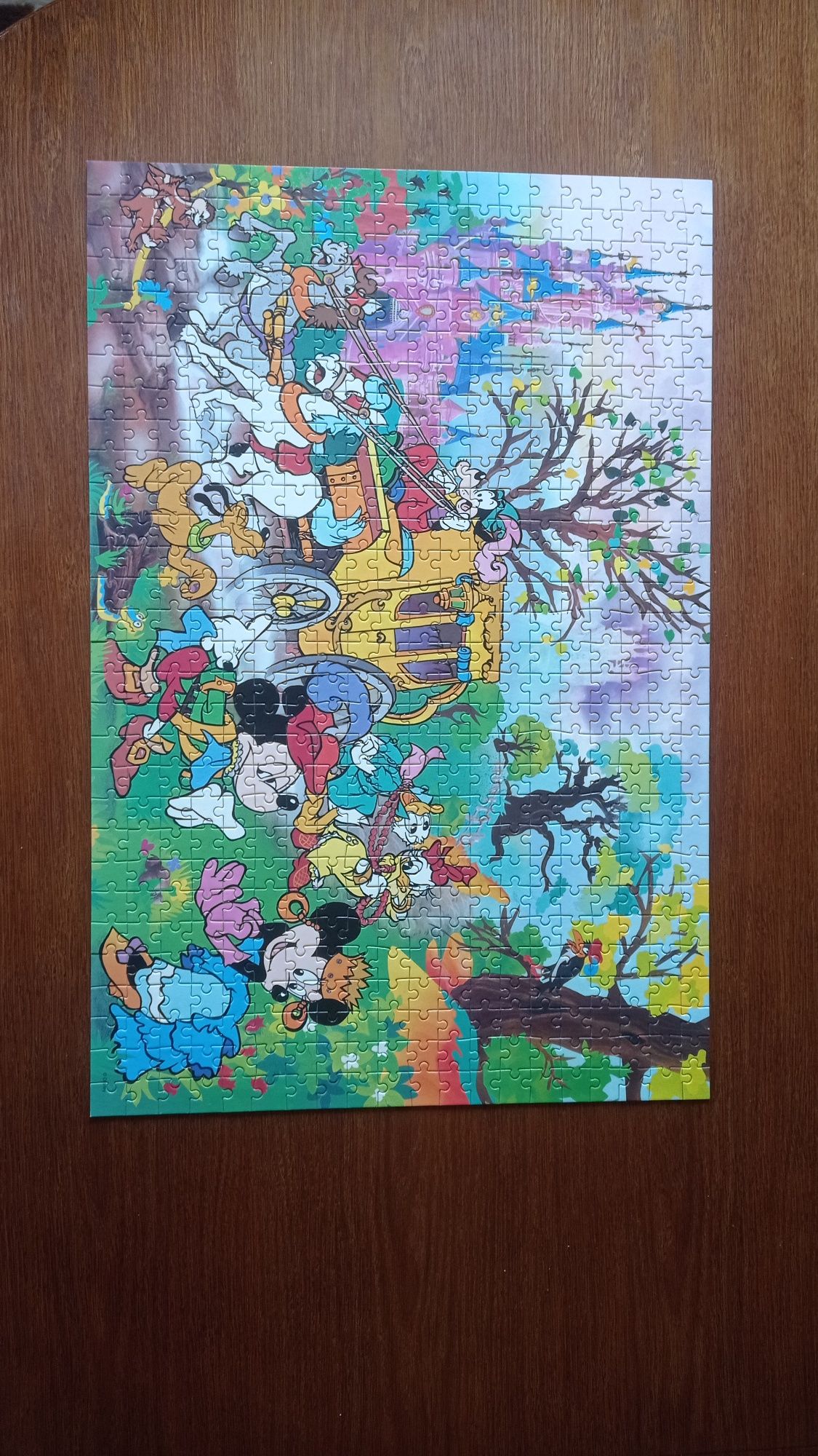 Puzzle kolekcjonerskie Trefl 600 Disney Myszka Miki PRL unikat