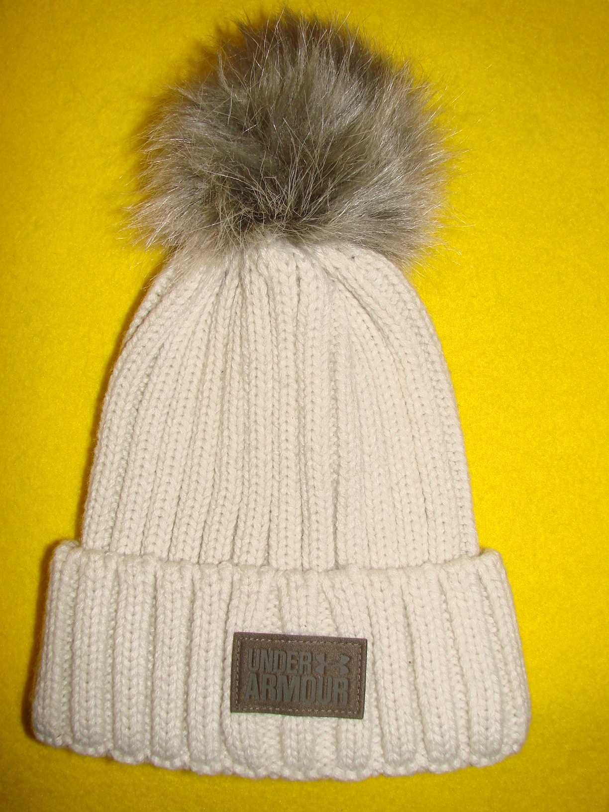 Шапка женская Under Armour Snowcrest Pom Beanie - 100% оригинал