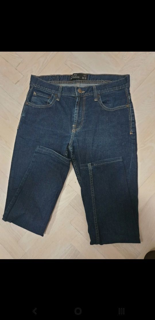 Męskie spodnie jeansy skinny granatowe rozm. 31  M Pull & Bear