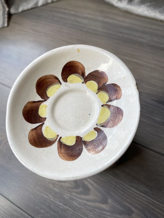 Świecznik ceramika Włocławek fajans