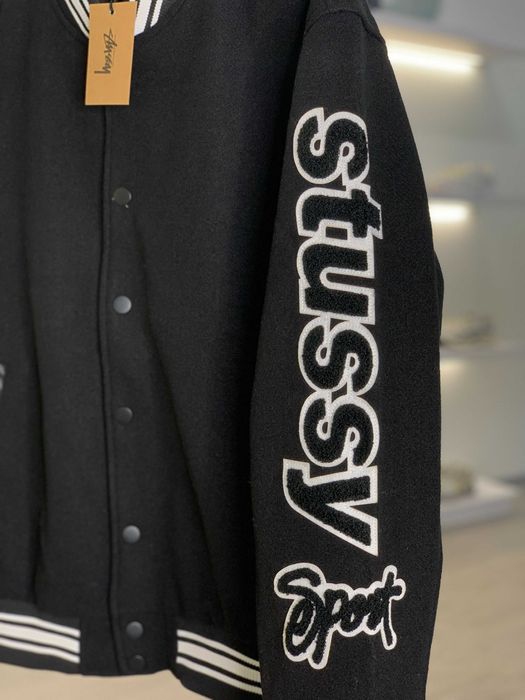 Куртка STUSSY Varsity Jacket Competition Black