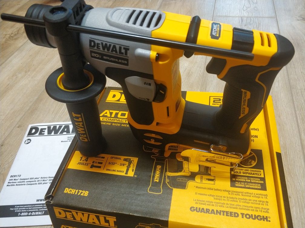 Перфоратор аккумуляторный SDS PLUS DeWALT DCH172  Atomic в кейсі