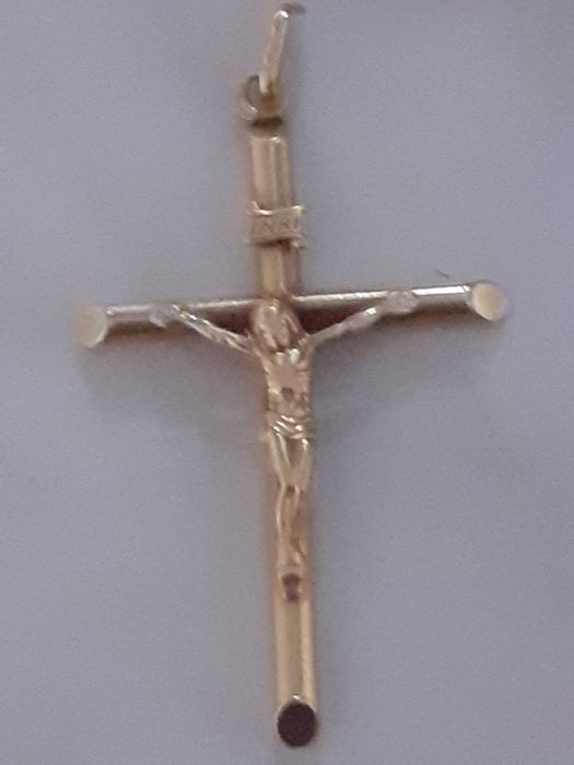 Złoty Krzyżyk złoty próba 585 waga 3,98