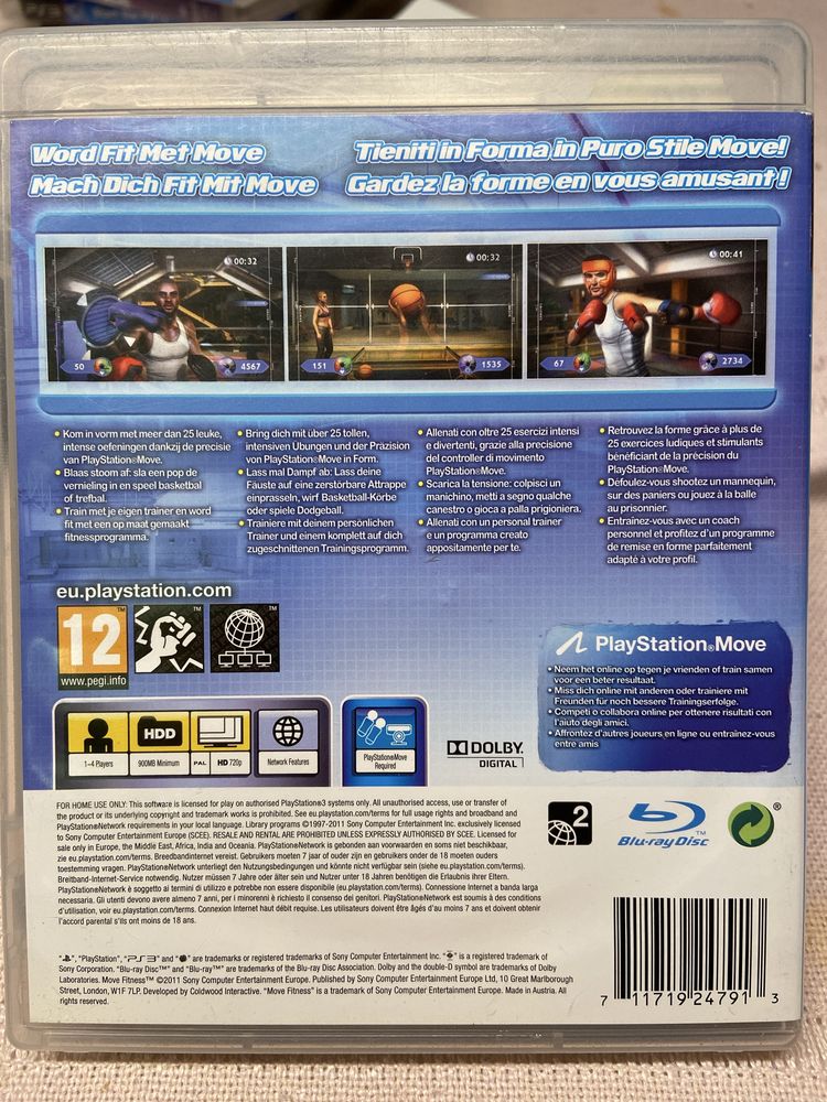 Playstation ps3 gra Move Fitness 12