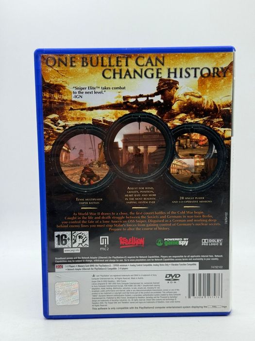 Sniper Elite 3xA Ps2 nr 0718