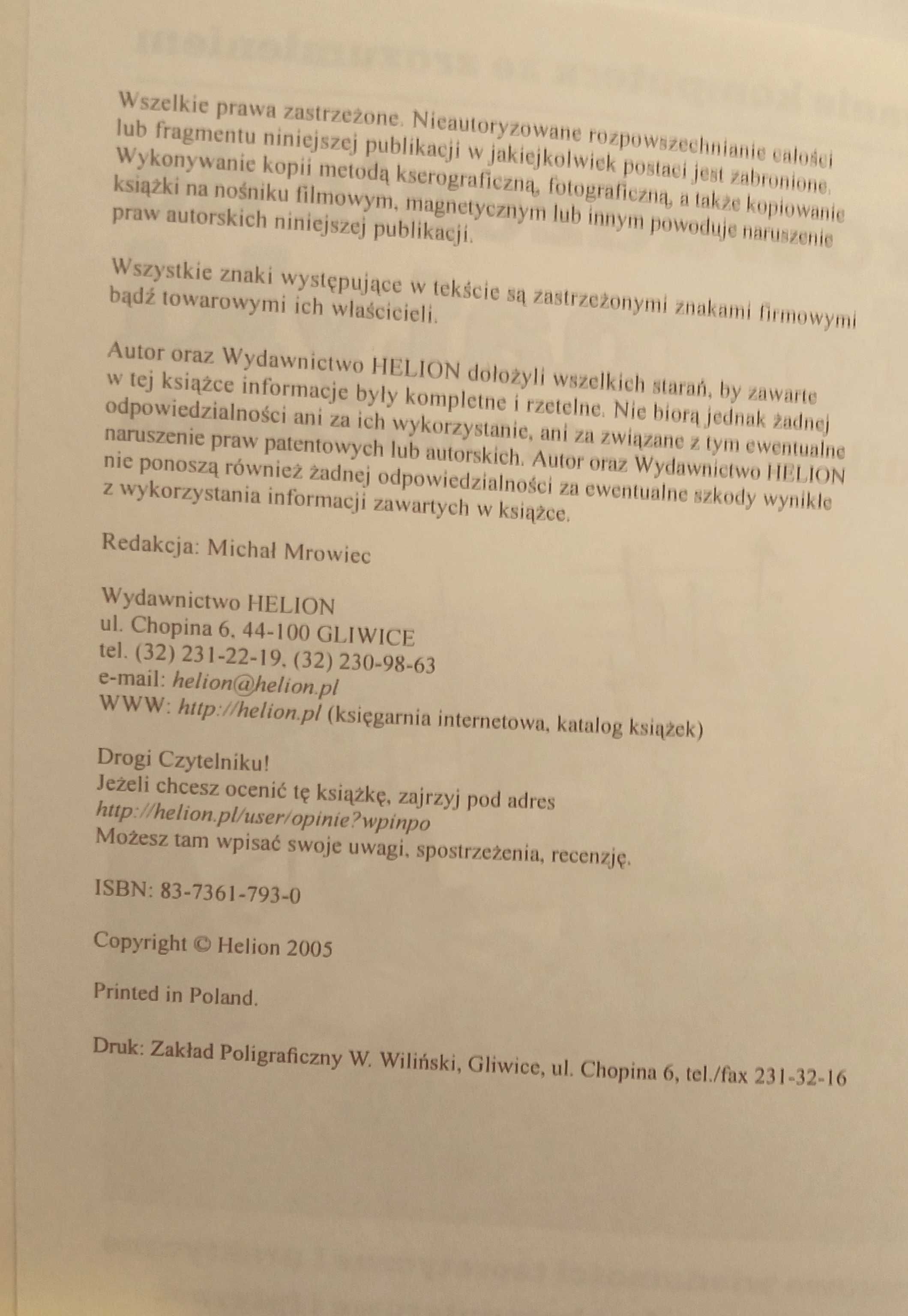 Wprowadzenie do Informatyki - poradnik dla ucznia i nauczyciela