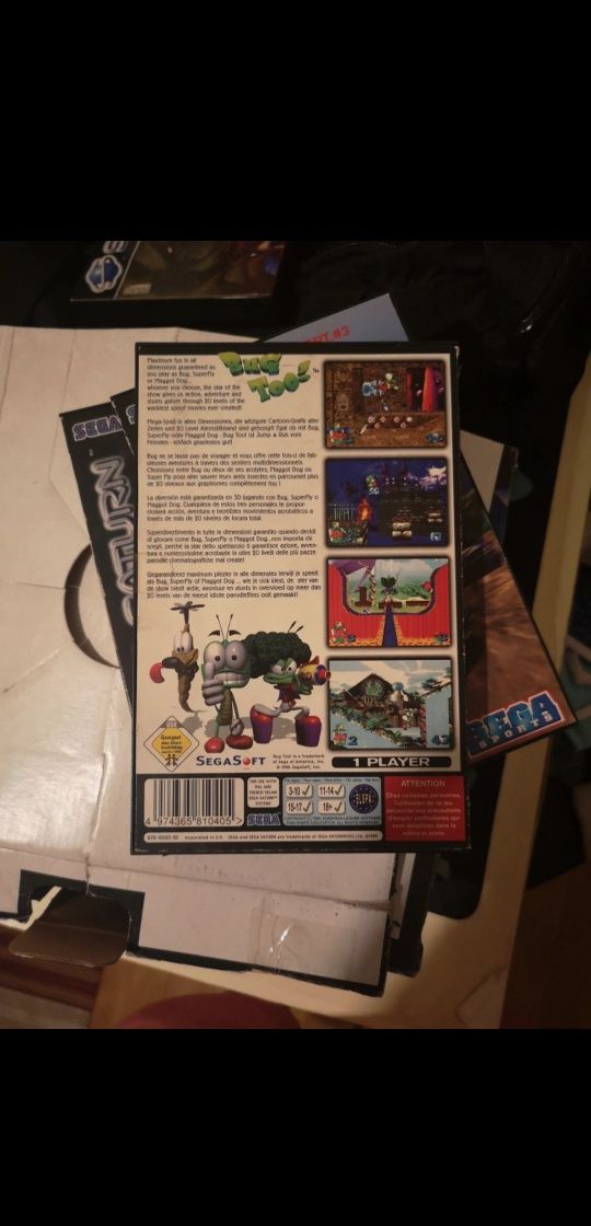 Jogo sega Saturno, bug too ! Completo