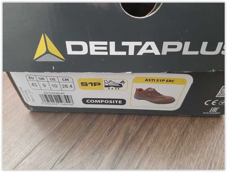 Calçado de Segurança DeltaPlus 43 NOVOS