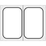 Matryca forma do zgrzewarek MCS na dwie tacki pojemniki 178x113 mm