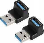 outlet qianrenon adapter kątowy usb 3.2 90 stopni usb a 10 gb/s 2 szt