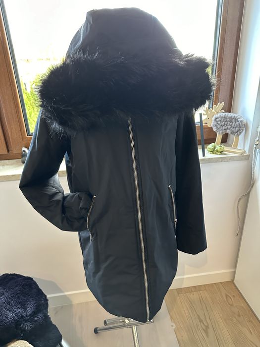 Stradivarius kurtka plaszcz zimowy L