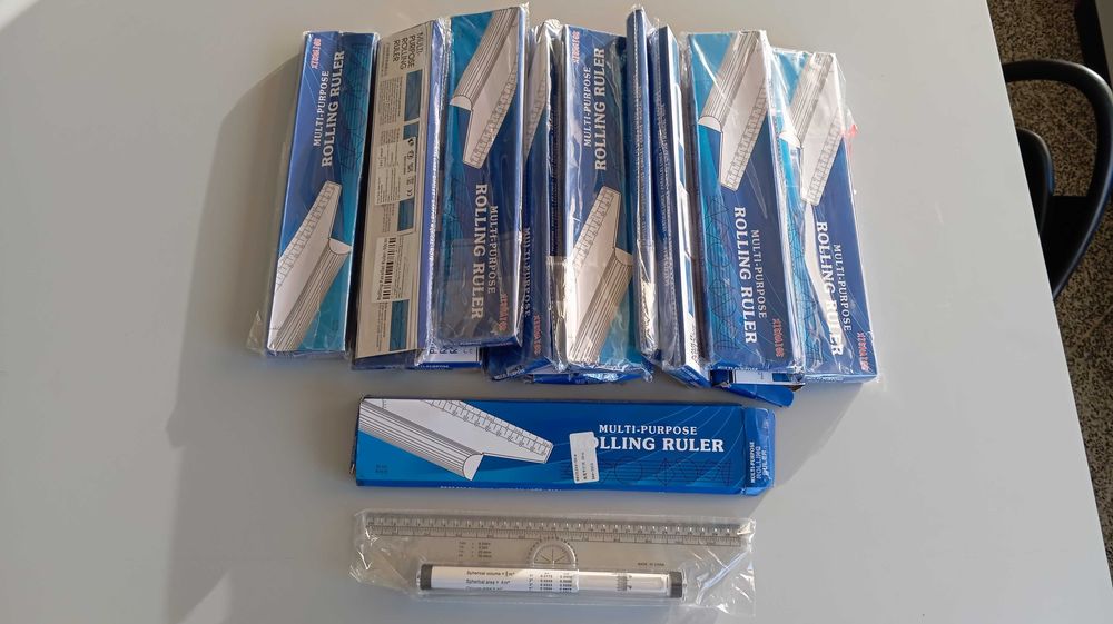 Regua de paralelas 30cm (14 no total)