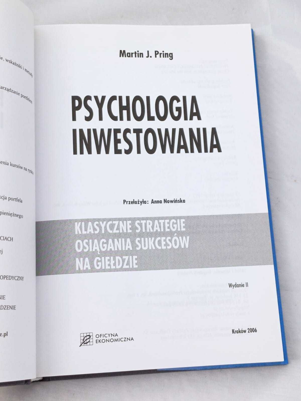 Psychologia inwestowania Martin Pring inwestowanie na giełdzie