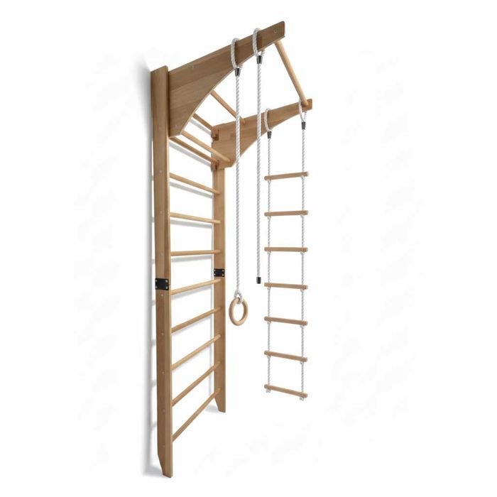 Drabinka gimnastyczna do ćwiczeń i rehabilitacji z regulacją drążka