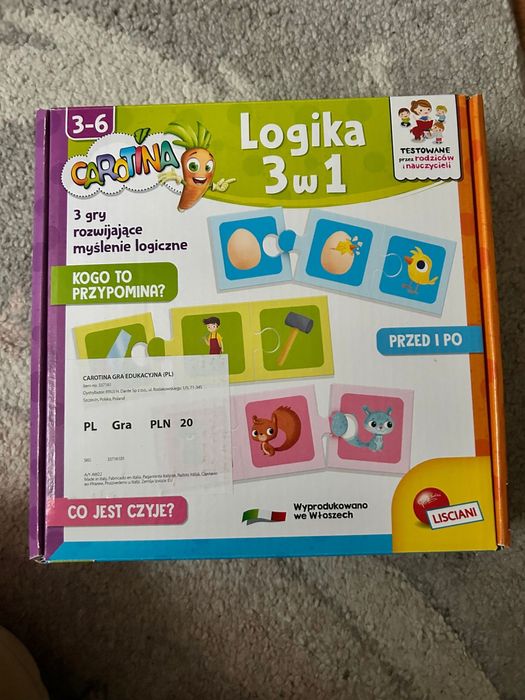 Gra planszowa logika 3w1