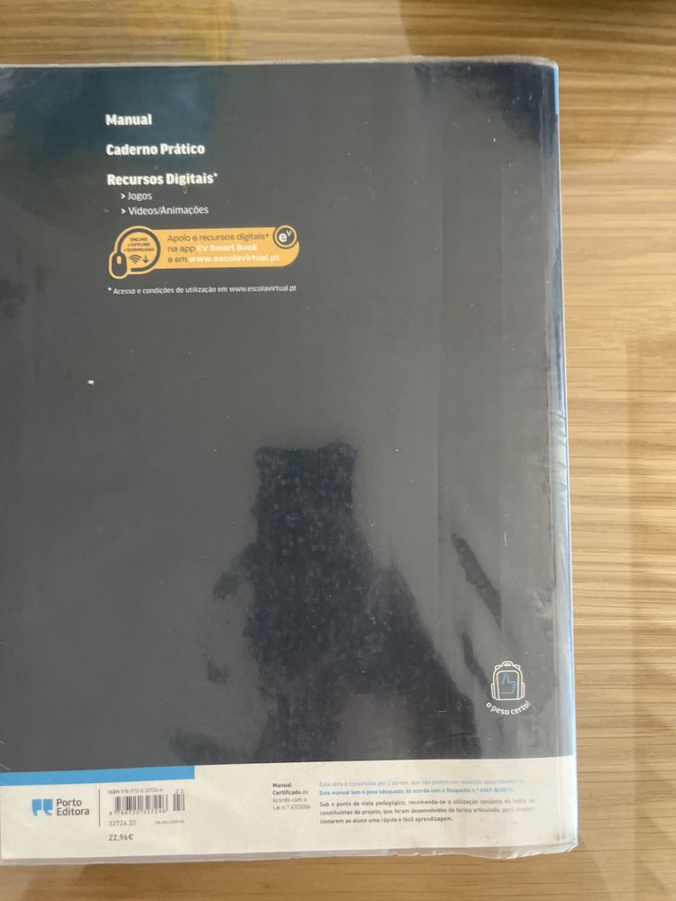Manual Parte 1 e 2, e Caderno de Atividades Matematica,9 ano