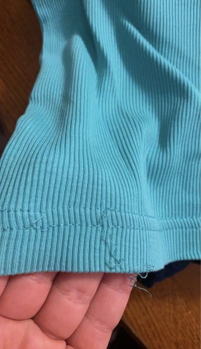 top zielony miętowy edc by Esprit na ramiączkach L