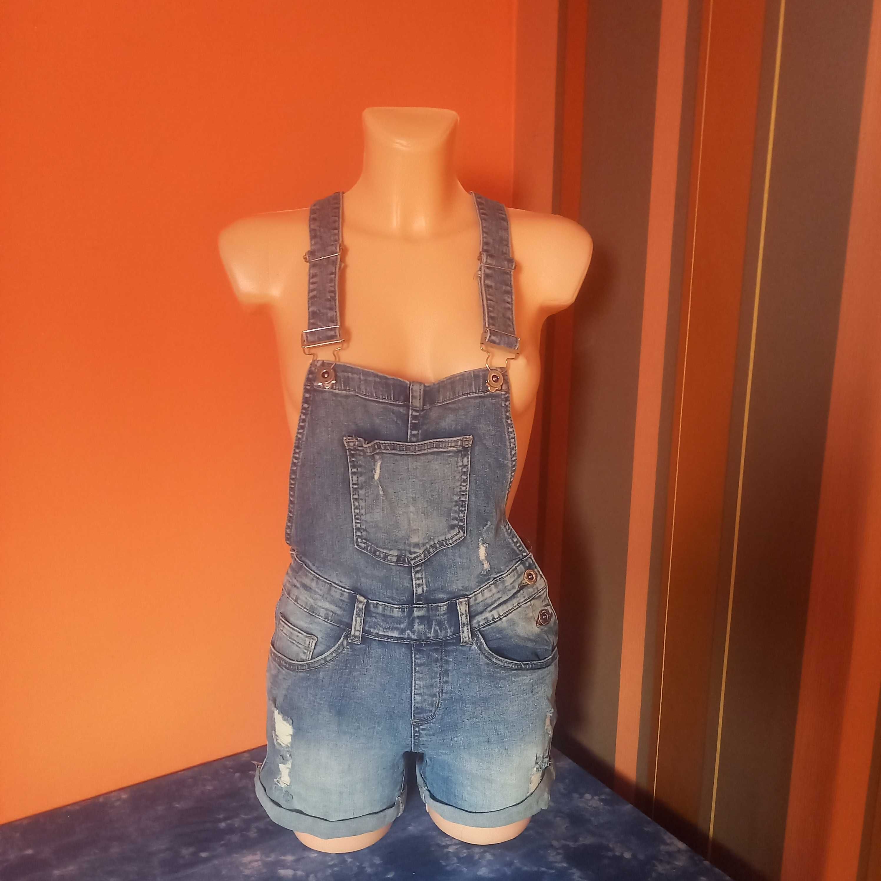 ogrodniczki jeans S