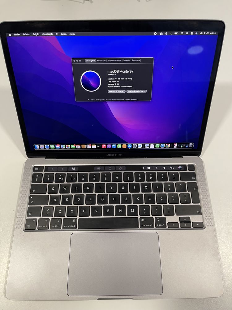 OPORTUNIDADE - MacBook Pro 13" M1 CPU 3.2 GHz Apple M1