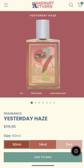 Парфюм " Yesterday Haze" Imaginary Authors