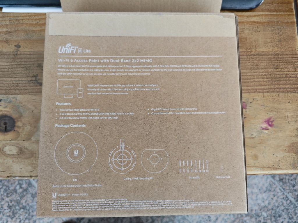 Ubiquiti Unifi 6 Lite Dual-Band Branco