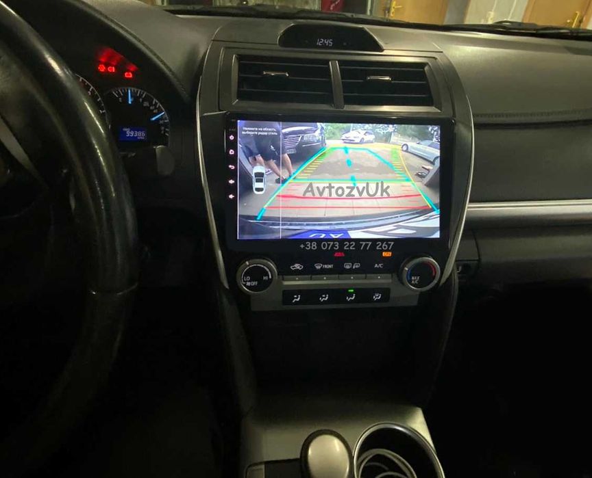 Магнитола CAMRY 50 Toyota USA 2 дин GPS 55 Tesla Кемри CarPlay Android