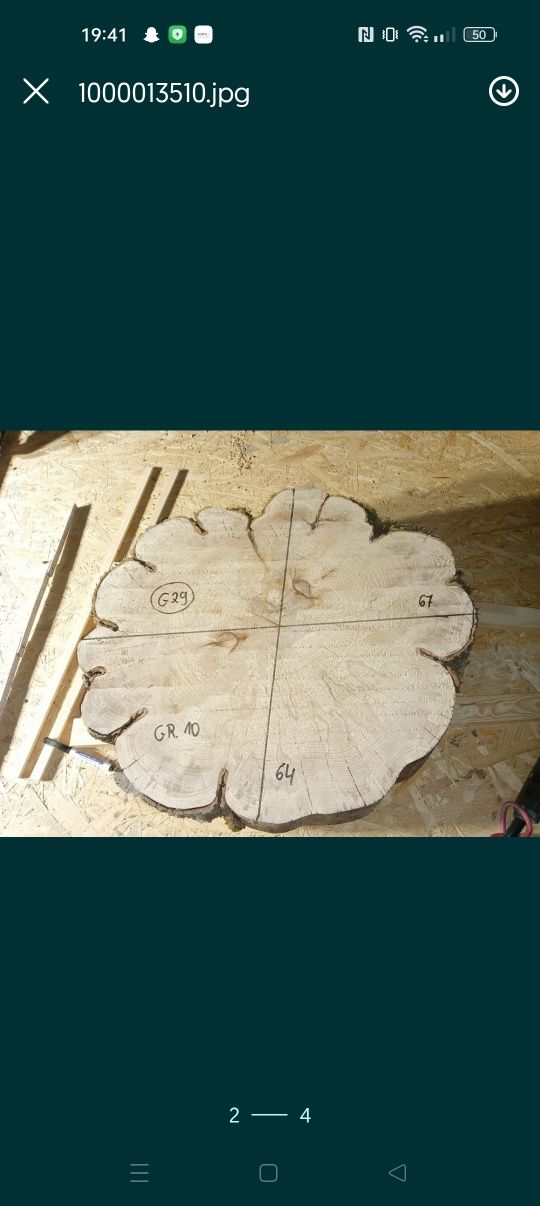 Plaster drewna bukowego