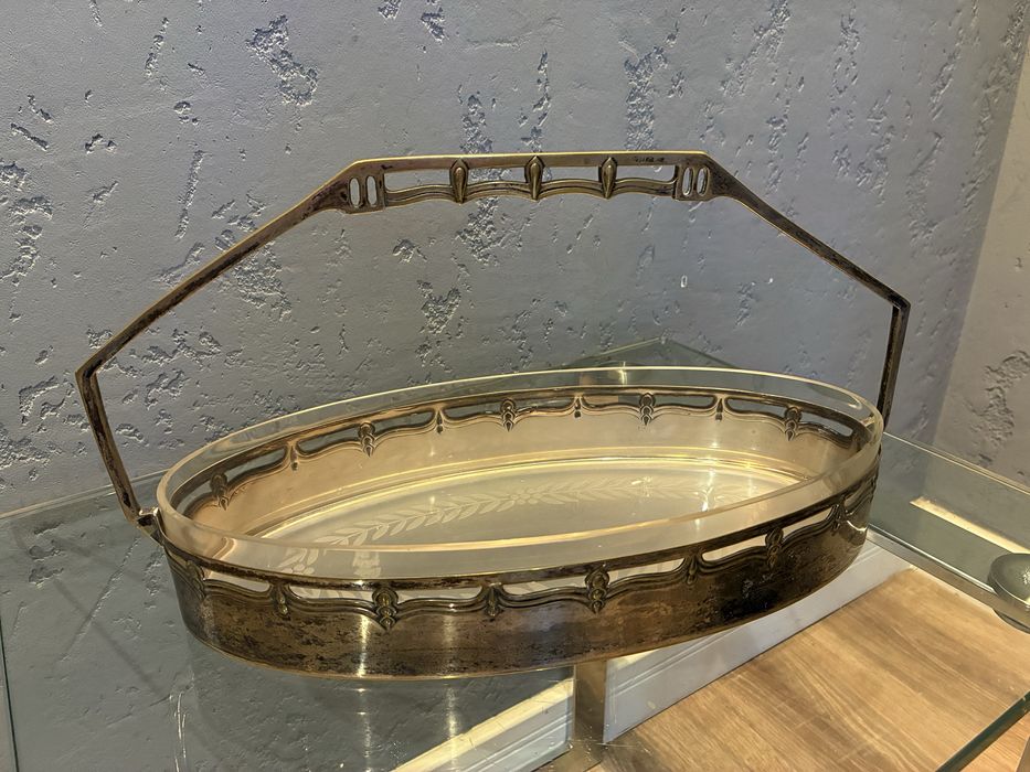 WMF patera koszyczek posrebrzany okres międzywojenny