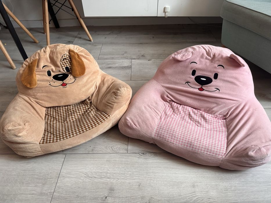 2x fotel smiki dla dzieci