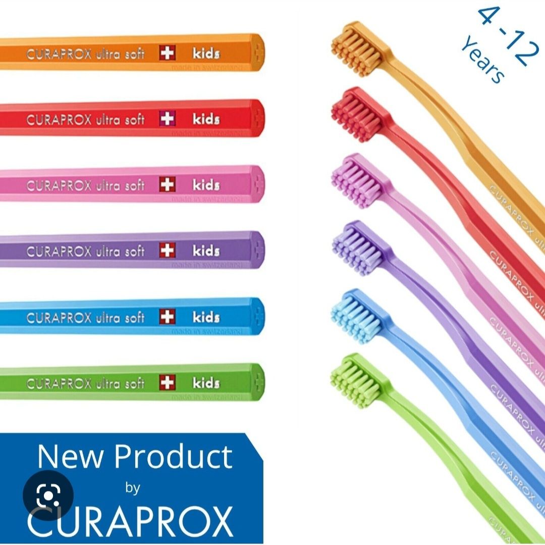 Зубні щітки Curaprox smart 7600/kids ultra soft 5500