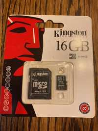 Obraz sandisk micro sd 16 gb + adapter