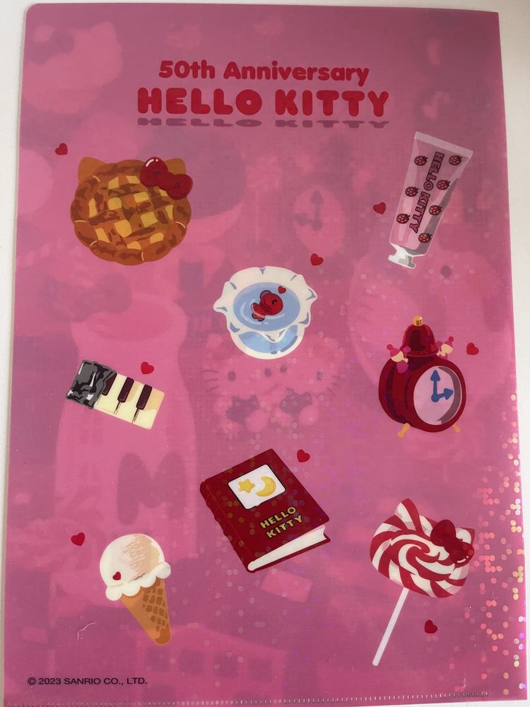 Hello Kitty kawaii folder na dokumenty