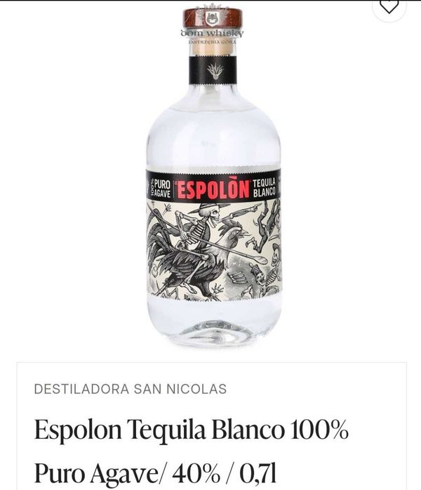 Tequila Espolon Blanco