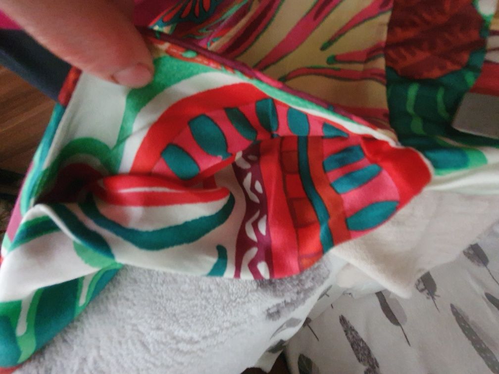 Reserved  szerokie spodnie print S