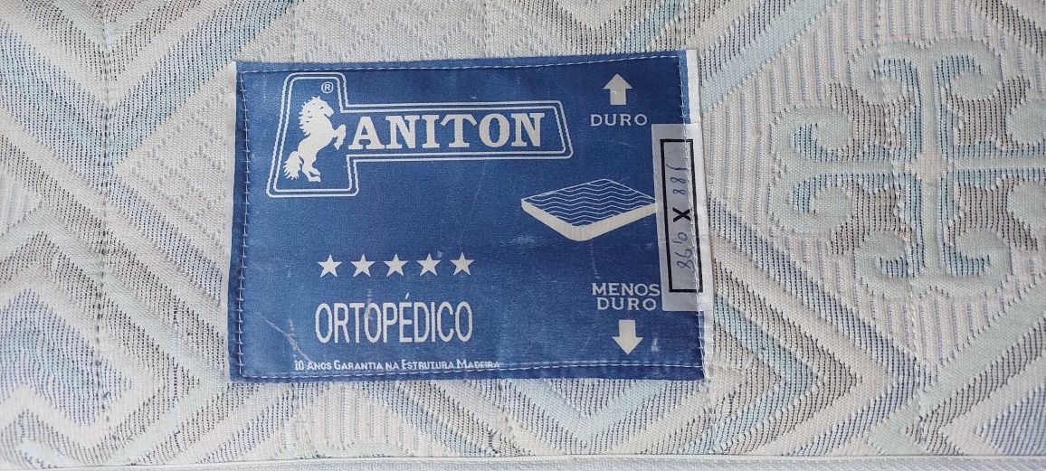 Cama de solteiro c/ Colchão ortopédico