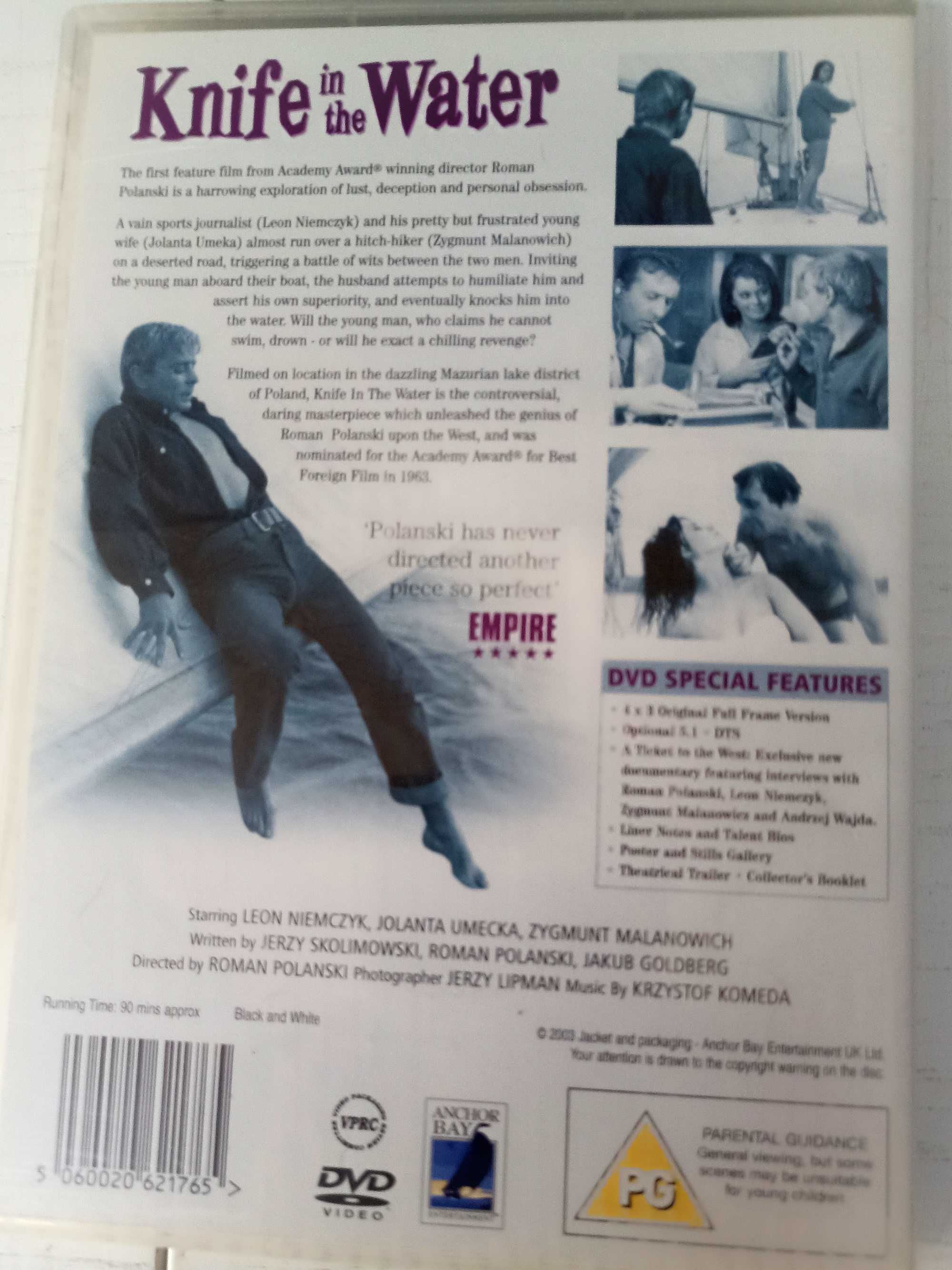 Roman Polanski A Faca na Água DVD ultra raro