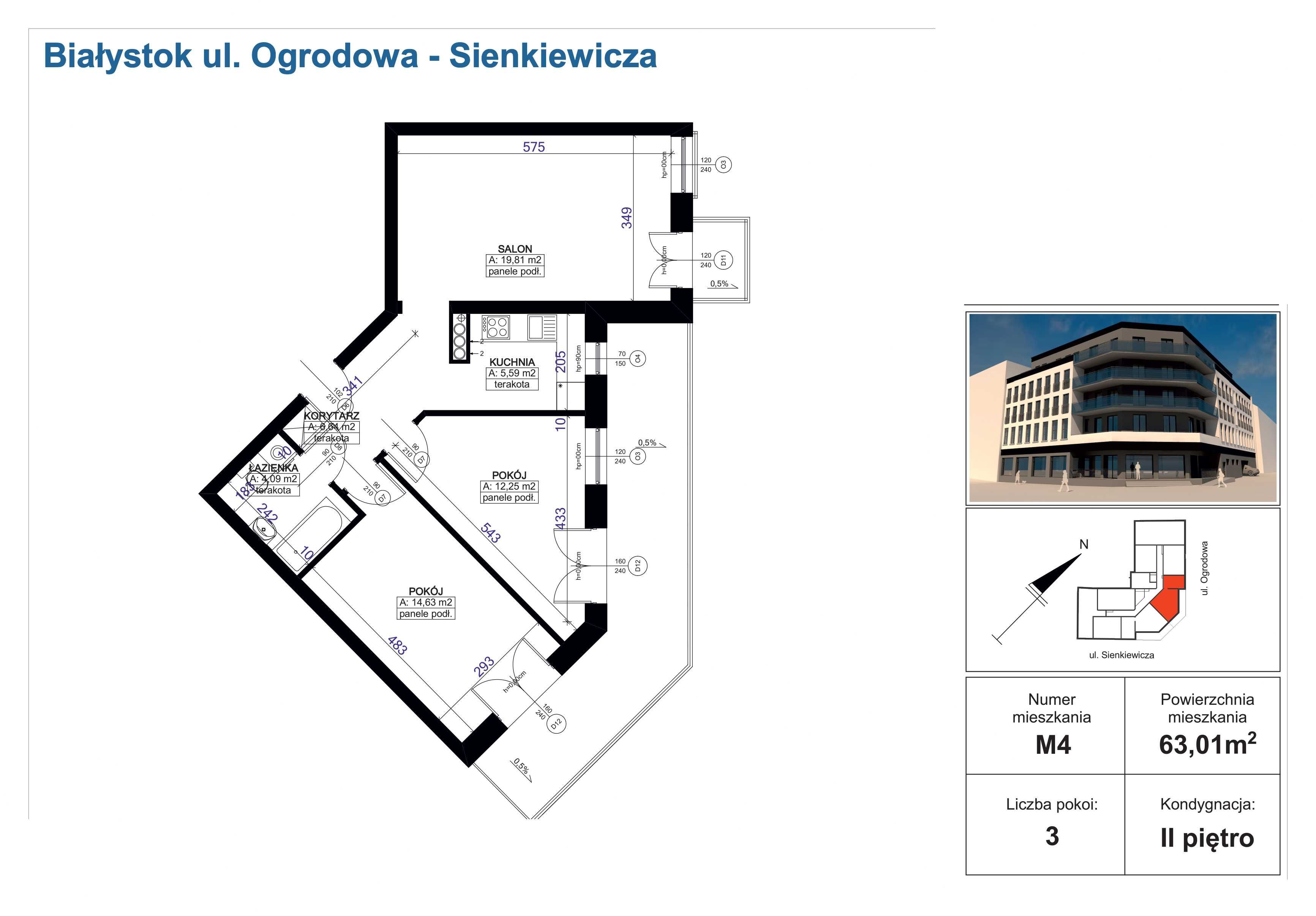 Pokój w nowym Apartamencie Ogrodowa | Centrum | Blisko UMB, UB