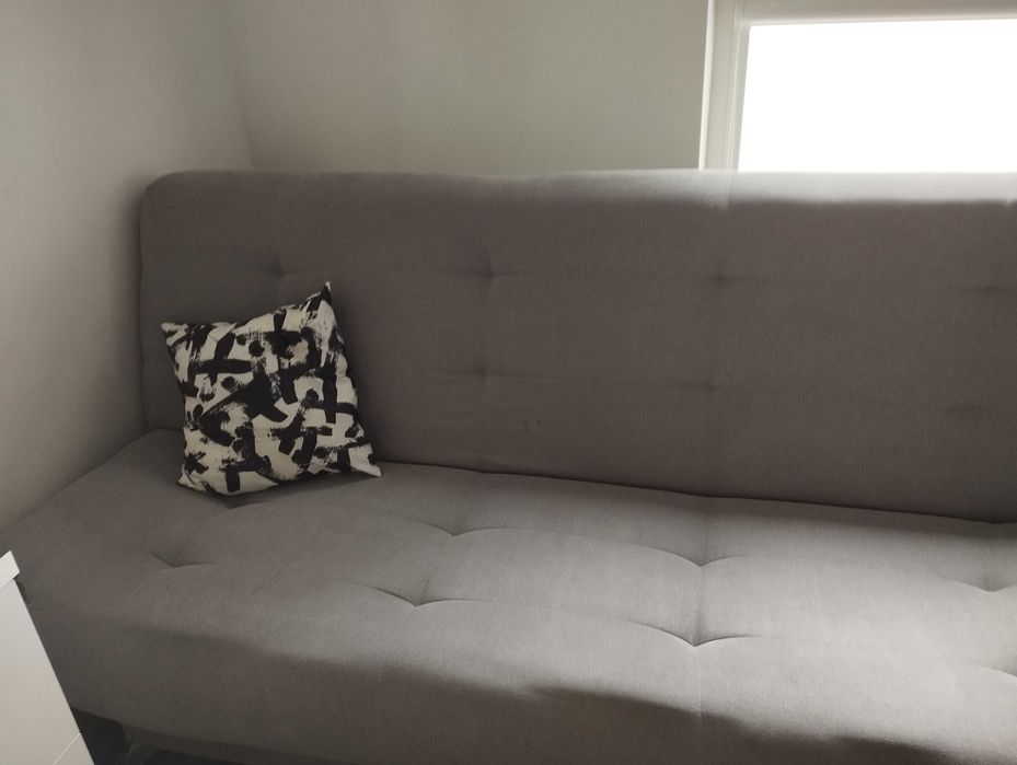 Sofa / kanapa, szara, ładna, w dobrym stanie - zapraszam do kontaktu