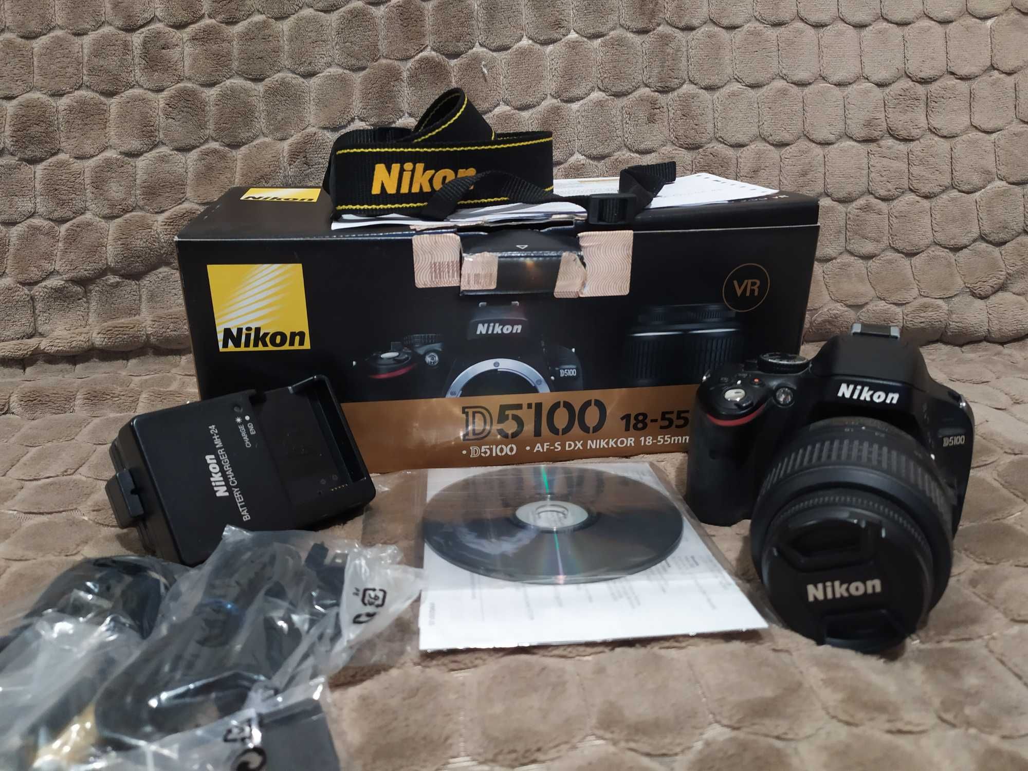 Классный фотоаппарат Nikon D5100 kit (18-55mm VR)