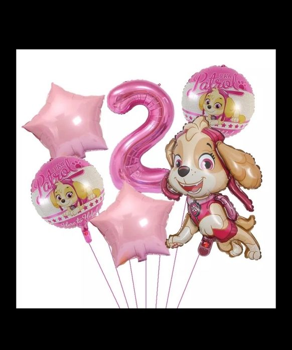 Balon dwójka na hel Psi Patrol Sky