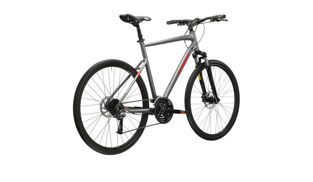 Rower Kross Evado 4.0 L-21 grafitowo-czerwony