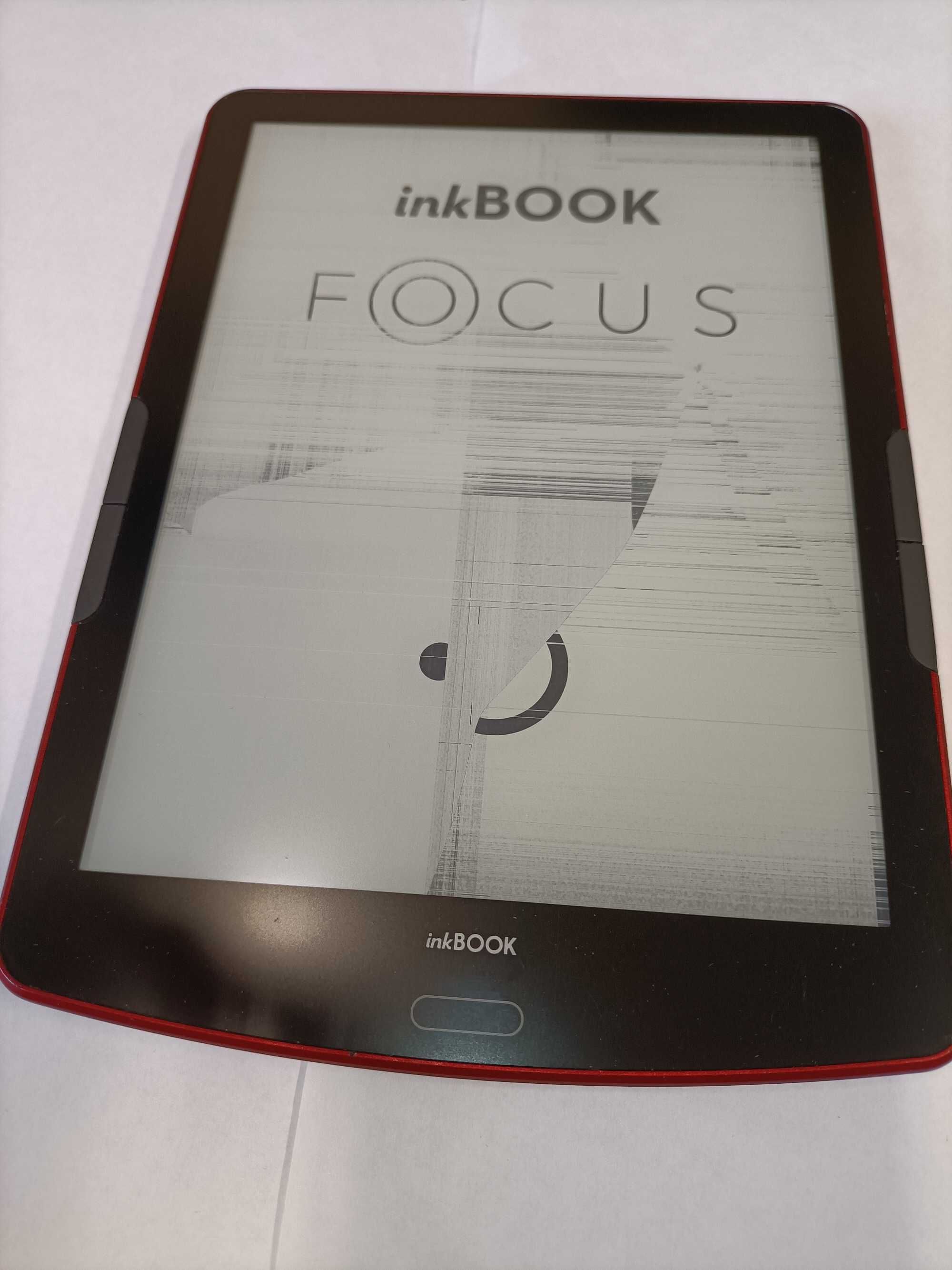 Inkbook Focus Red 7,8 cala  uszkodzony wyświetlacz , poza tym działa.